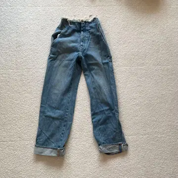 TODAYFUL 데님 와이드 팬츠 프린지 허리