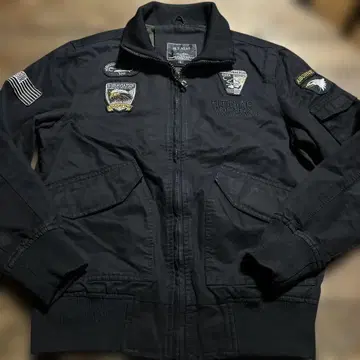 MILITARY US MA-1 밀리터리 플라이트 자켓 블랙 L 사이즈