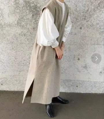 select MOCA by son 키넥 롱 베스트 원피스