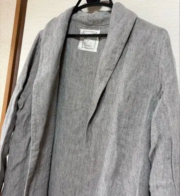 ICHI Antiquite's 그레이지 린넨 루즈핏 겉옷