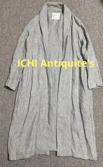 ICHI Antiquite's 그레이지 린넨 루즈핏 겉옷