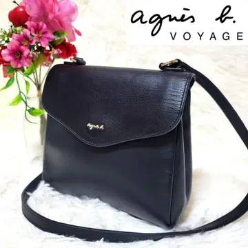 새상품급 에네스베 보야주 숄더백 가죽 미니백 블랙