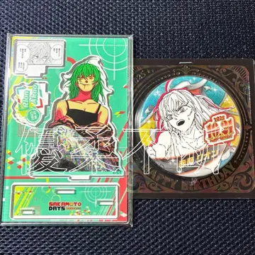 사카모토 데이즈 아카오 리온 생일 캔뱃지 디오라마 피규어