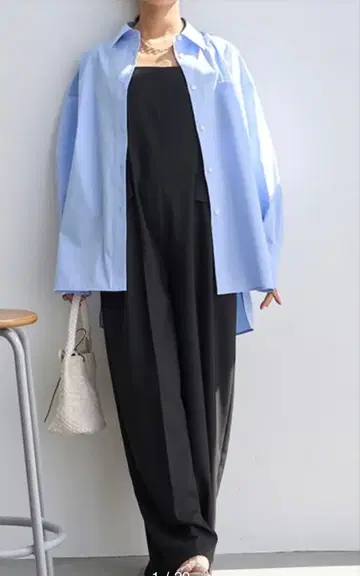 [ 정가 28600엔 ] IENA 브라이트 트윌 살로펫 블랙