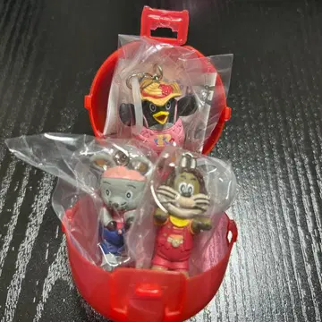 니코니코푼 메지루시 가챠 마스코트 쟈쟈마루 픽콜로 포로리 3종