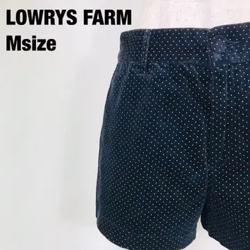 LOWRYS FARM 로리즈팜 숏팬츠 물방울 패턴 J4