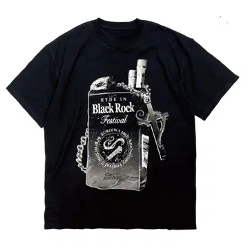 미개봉 새상품 HYDE 블랙짱 대감사제 티셔츠 NANA L 사이즈