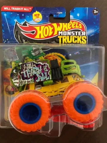 핫휠 WILL TRASH IT ALL 미니카 쓰레기 수거차