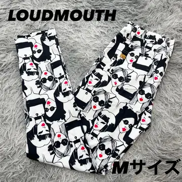 컨디션 최상 라우드마우스 팬츠 스트레치 테이퍼드 올 패턴 M 사이즈