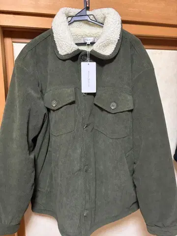 오버 사이즈 코듀로이 보아 안감 2WAY 런치 코트