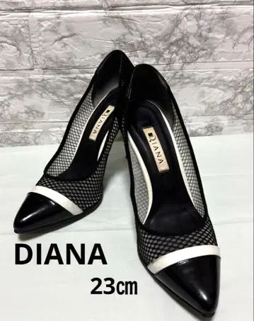 새상품급 다이애나 펌프스 블랙 23cm
