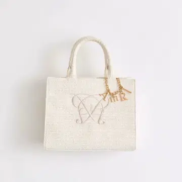 OLIVE des OLIVE Aimerianejoie 자수 미니 토트