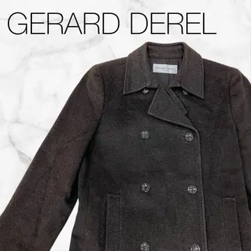 [제라르다렐] 자켓 아우터 브라운 피코트 긴팔 6버튼