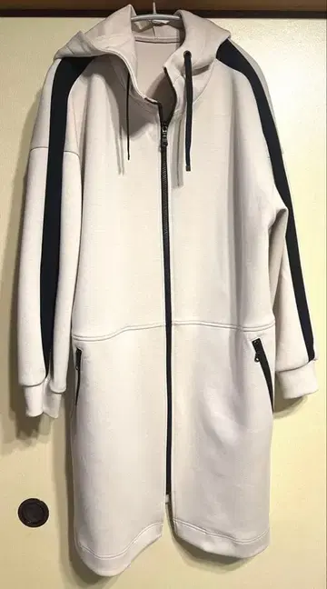 미사용 HushPuppies 라인 롱 코트 아우터