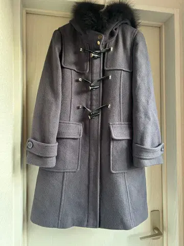 질 스튜어트 그레이 더플 코트 M 사이즈
