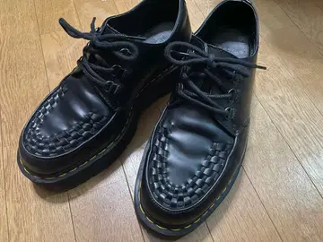 닥터마틴 러버 솔 가죽 신발 통굽