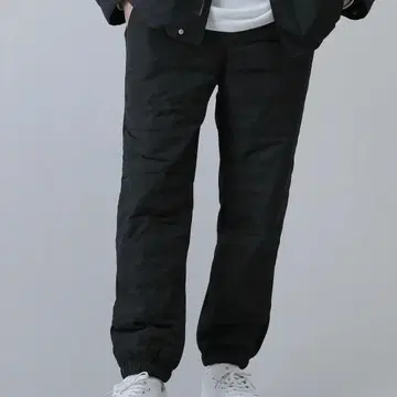 택 포함 새상품 퓨전 다운 팬츠 블랙 L