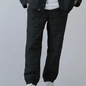 택 포함 새상품 퓨전 다운 팬츠 블랙 L