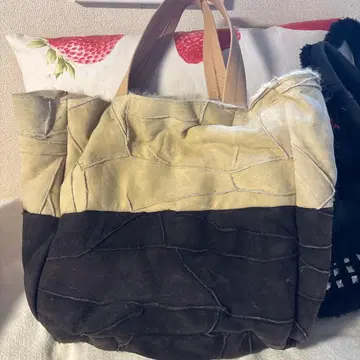 blanc 무스탕 백 투톤