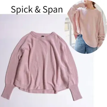 Spick & Span 2025 벌키얀 돌먼 롱 리브 니트