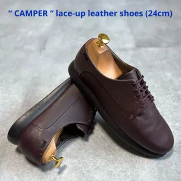 CAMPER 캠퍼 레이스업 가죽 신발 24cm 여성용