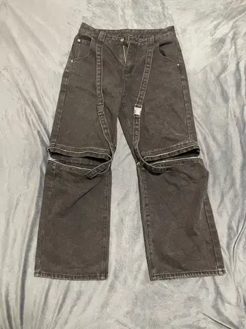 VOLCAN & APHRODITE 다크 그레이 데님 팬츠