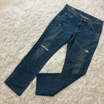 LEE (리) 스트레이트 데님 팬츠 데미지 진 LM2215 30인치