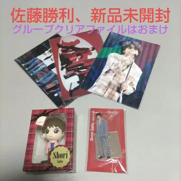 사토 쇼리 피규어, 아크릴 스탠드, 미니 클리어 파일 미개봉 새상품