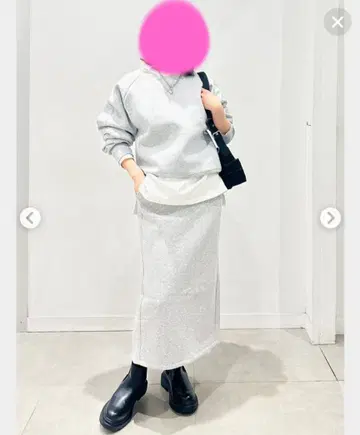 GU 셋업 풀오버, 스커트