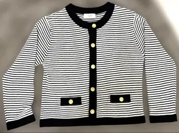 새상품급 슬로브 이에나 slobe iena 골드 버튼 크루넥 가디건