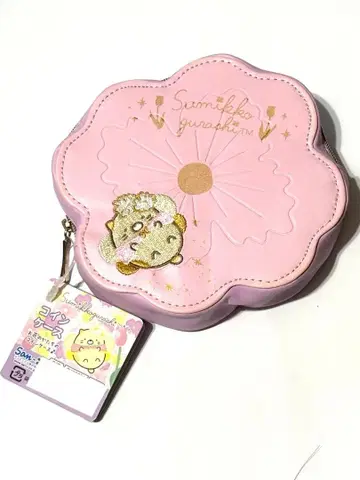 스미코구라시 꽃 모양 코인 케이스 파우치