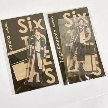 SixTONES 쿄모토 타이가 마츠무라 호쿠토 아크릴 스탠드 세트