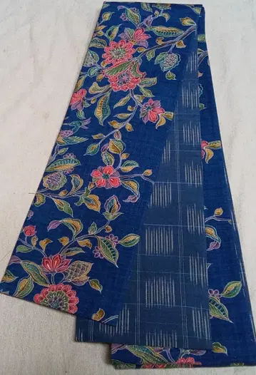 No.1715 순수 실크 츠무기 반폭 오비 헤코 오비 핸드메이드