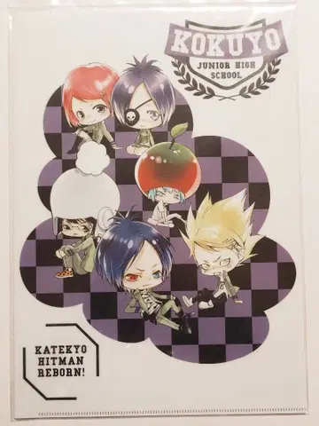가정교사 히트맨 REBORN! 흑요 클리어 파일 미사용 새상품