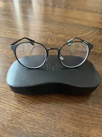 레이밴 블랙 안경 도수 -2.25