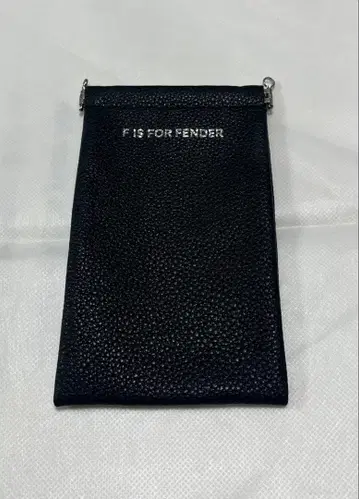 Fender tokyo 한정판 가죽 파우치 스트랩 세트 숄더백