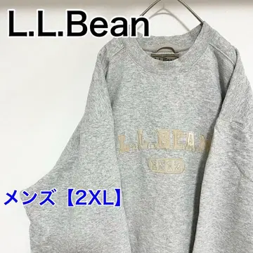 YBK46 [US 수입] 엘엘빈 맨투맨 [남성용 2XL] 긴팔 그레이