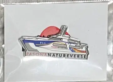 만박 파소나관 NATUREVERSE호 핀 배지 핀즈 간사이 만박 미개봉