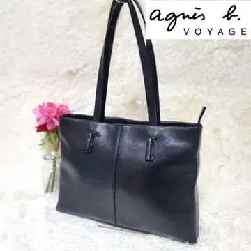 새상품급 에네스베 보야주 가죽 토트백 A4 가능 블랙