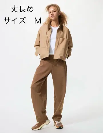 드라이 맨투맨 커브 팬츠 긴 길이 M 사이즈