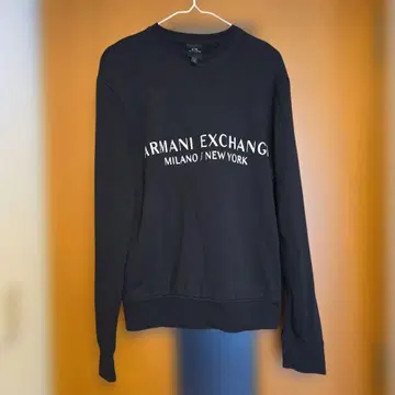 ARMANI EXCHANGE 로고 스웨트셔츠 S 사이즈