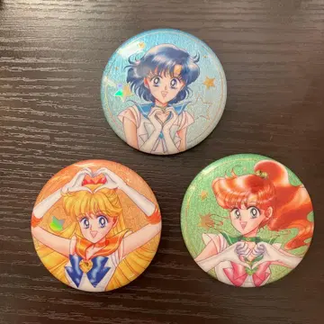 세일러문 오로라 라메 캔뱃지 3개 세트