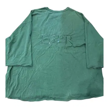 TBPR 그린 XL 7부 소매 티셔츠