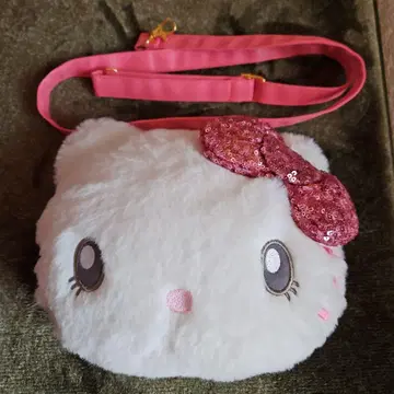 키티 얼굴 디자인 백 핑크 리본 포함 유니버셜