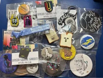 [ 익명 배송 ] UNISON SQUARE GARDEN 캔 배지 등 세트