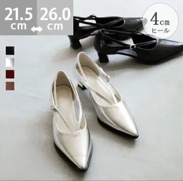 달릴 수 있는 스트랩 펌프스 24.5cm