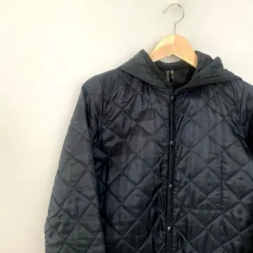 라벤햄 퀼팅 코트 블랙