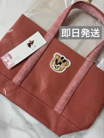 페일라 올드 테디 와펜 토트백 핑크 스몰 미사용 새상품