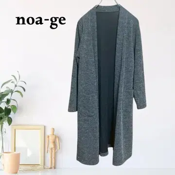 zB1006 [ M ] noa-ge 가디건 드롭 숄더 리브 니트