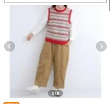 나추카라 코듀로이 가우초 팬츠 새상품급